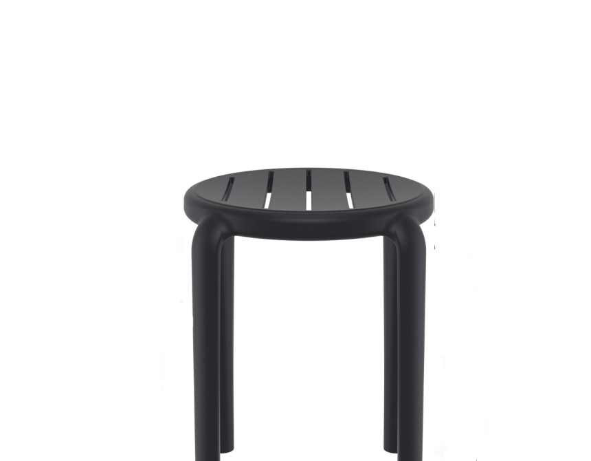 Tom/S-45cm* Stool Black PL