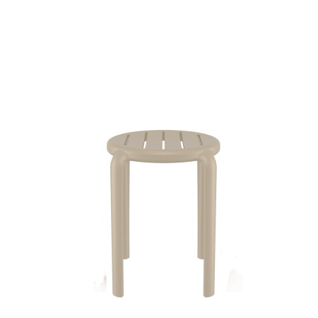 Tom/S-45cm* Stool Taupe PL