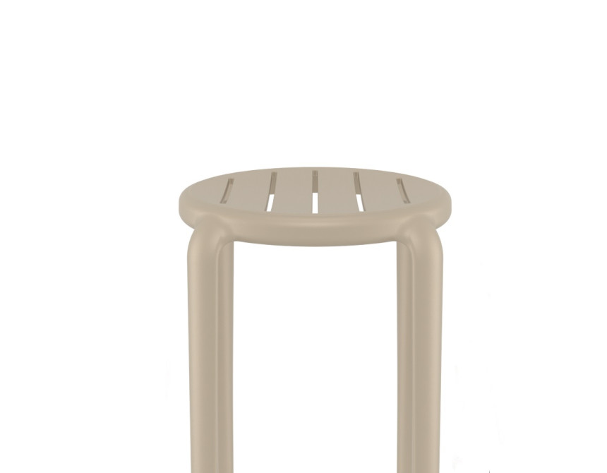 Tom/S-45cm* Stool Taupe PL