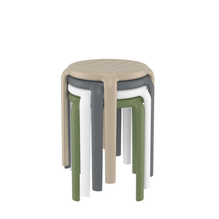 Tom/S-45cm* Stool Olive Green PL