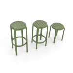 Tom/S-45cm* Stool Olive Green PL