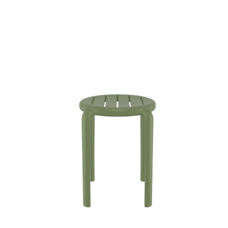 Tom/S-45cm* Stool Olive Green PL