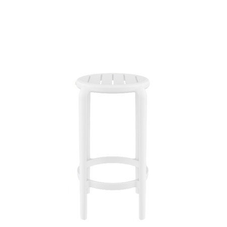 Tom/S-65cm* Barstool White PL