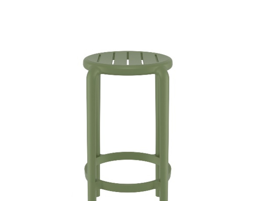 tom/S-65cm* Barstool Olive Green PL