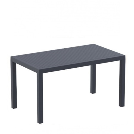 Ares/T140x80xh.75cm* Table Dark Grey PL