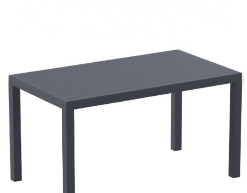 Ares/T140x80xh.75cm* Table Dark Grey PL