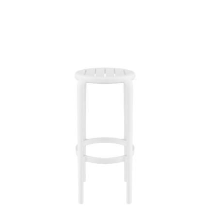 Tom/S-75cm* Barstool White PL