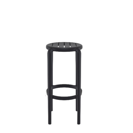 Tom/S-75cm* Barstool Black PL