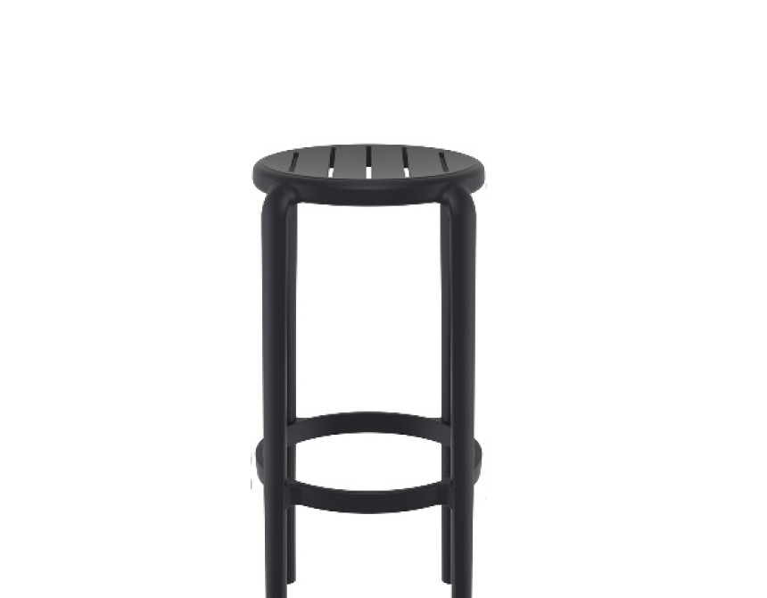 Tom/S-75cm* Barstool Black PL