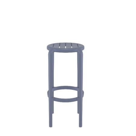 Tom/S-75cm* Barstool Dark Grey PL