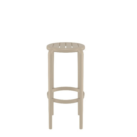 Tom/S-75cm* Barstool Taupe PL