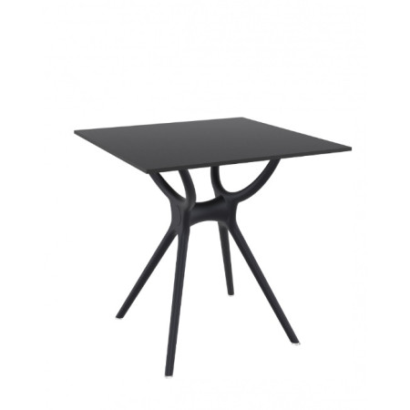 Air/T80x80xh.74cm* Table Black