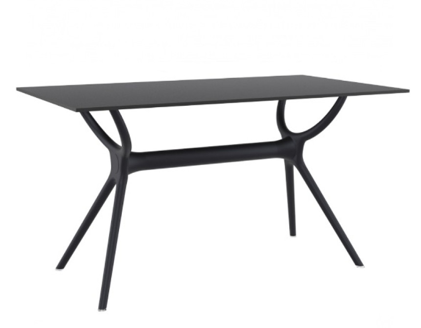 Air/T* 140x80xh.74cm Table Black