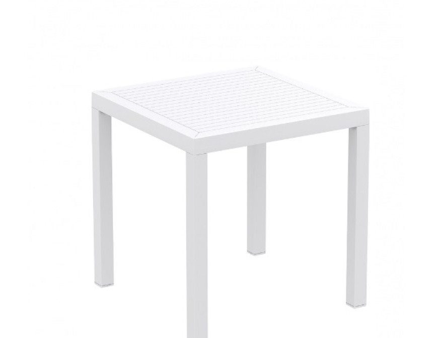 Ares/T80x80xY.75cm* Table White PL