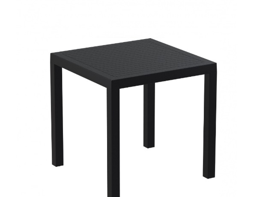 Ares/T80x80xY.75cm* Table Black PL
