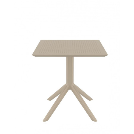 Sky/T70x70xh.74cm* Table Taupe PL