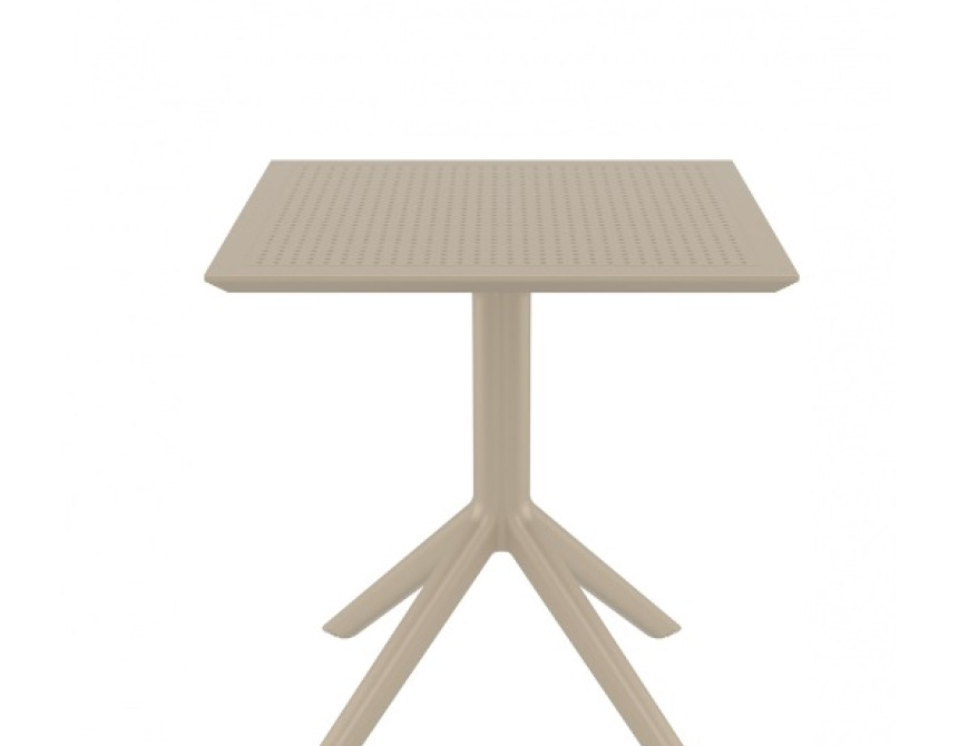 Sky/T70x70xh.74cm* Table Taupe PL