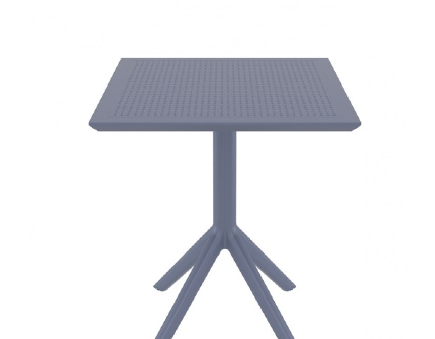 Sky/T80x80xY.74cm* Table Dark Grey  PL