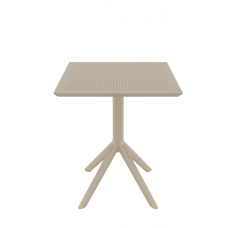 Sky/T80x80xh.74cm* Table Taupe PL