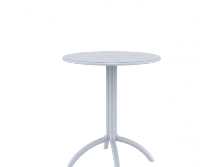 Octopus Φ60xh.75cm* Table Silver Grey PL