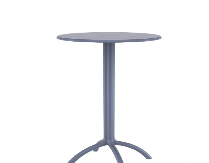Octopus Bar* R60cm Table Dark Grey