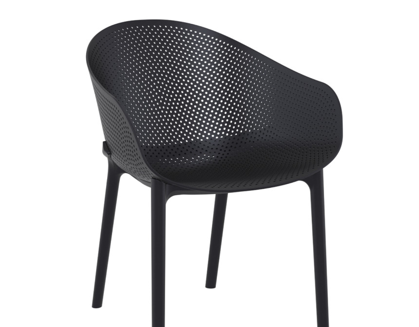 Sky* Armchair Black PL