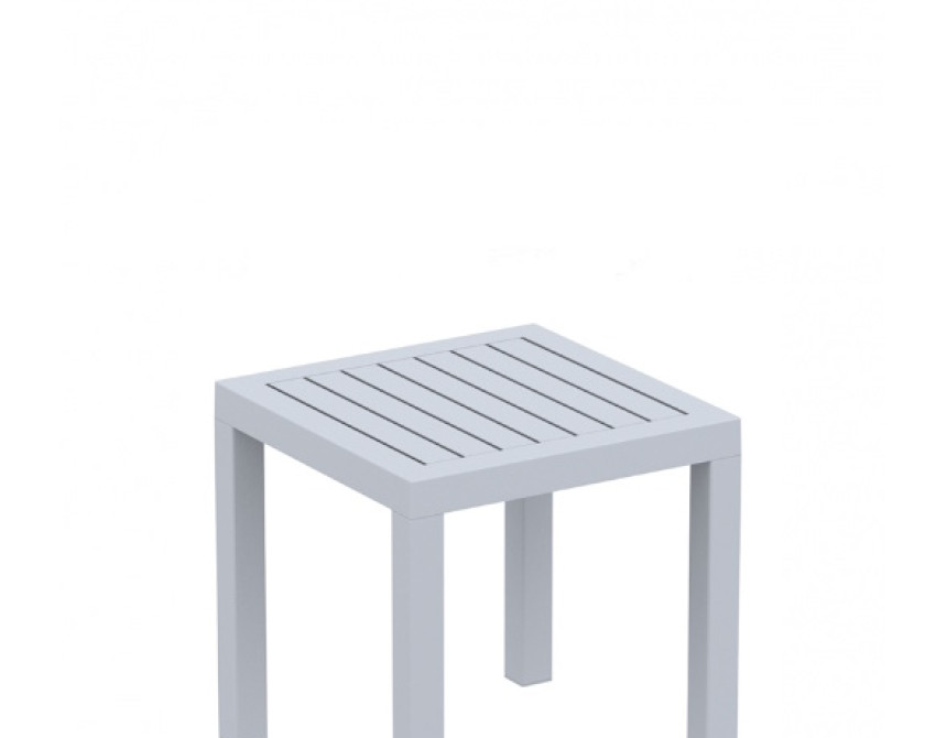 Ocean/T-45x45cm* Table Silver Grey