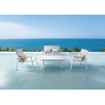 Aspen-2/White Lounge Set