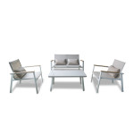 Aspen-2/White Lounge Set