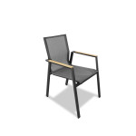 Aspen Armchair Alu Dark Grey