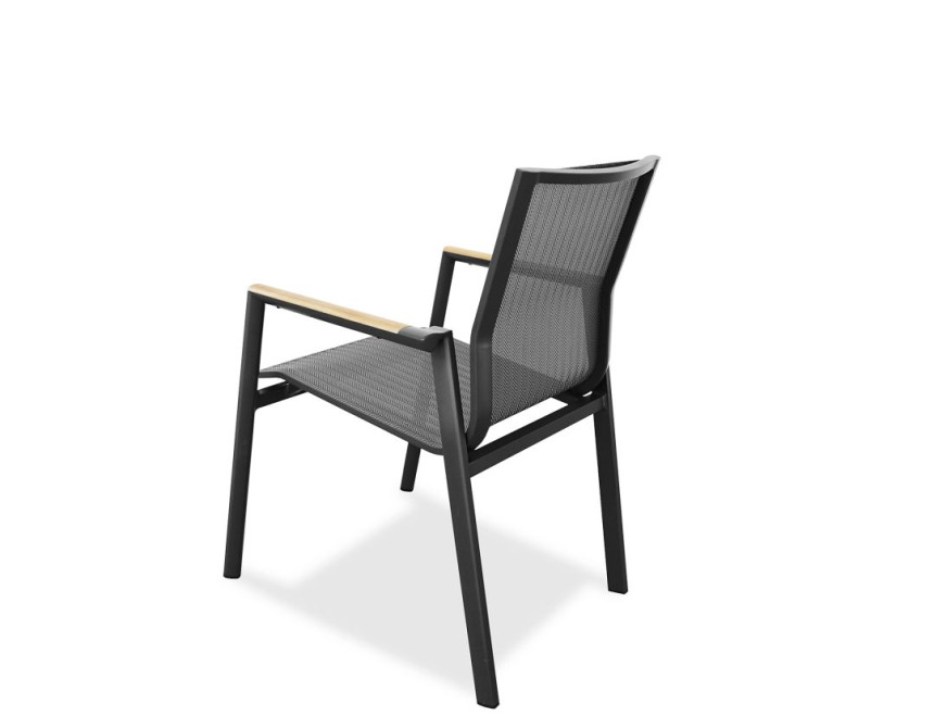 Aspen Armchair Alu Dark Grey