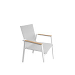 Aspen Armchair Alu White