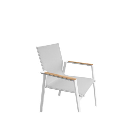 Aspen Armchair Alu White