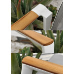 Aspen Armchair Alu White