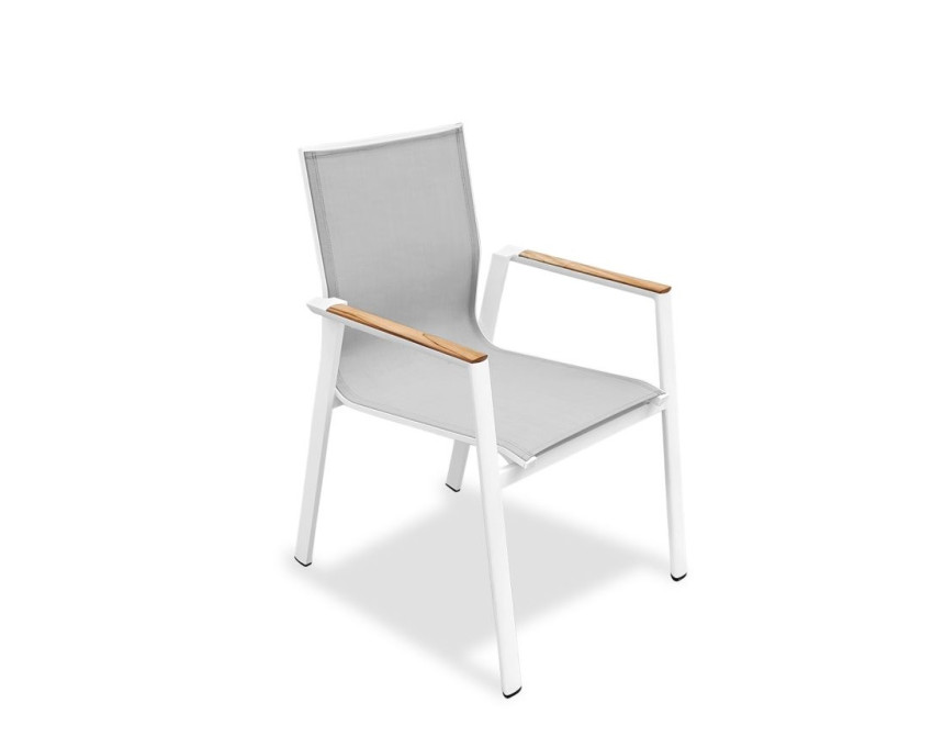 Aspen Armchair Alu White