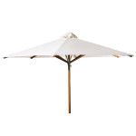 Lugano/W  oslash;230cm Aluminum Umbrella Wood Look