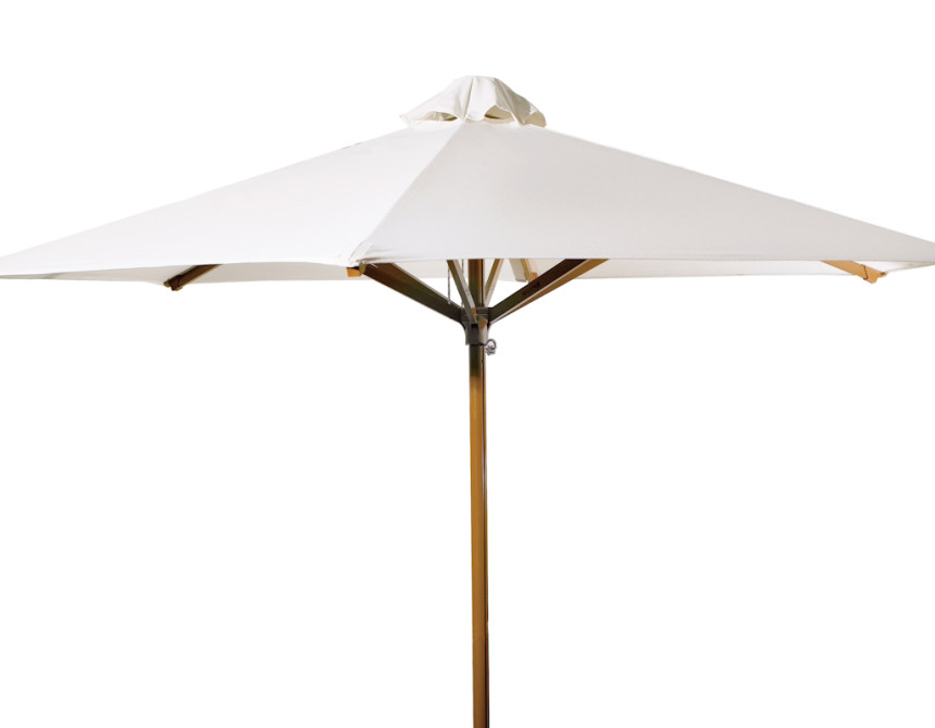 Lugano/W  oslash;230cm Aluminum Umbrella Wood Look