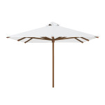 Lugano/SW 300x300cm Aluminum Umbrella Wood Look