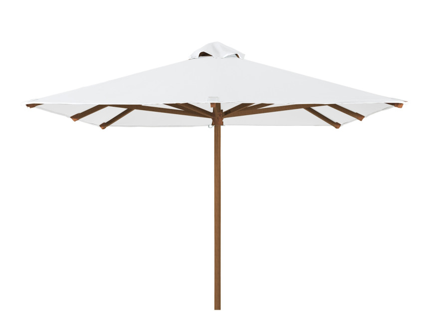 Lugano/SW 300x300cm Aluminum Umbrella Wood Look