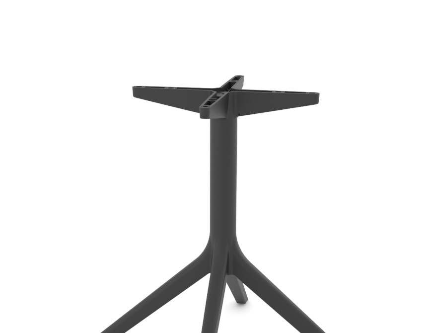 Rita/B* Resin Table Base Anthracite