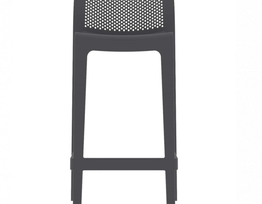 Lisa/S* Resin Barstool Anthracite