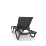 Florence/SL* Resin Sun Lounger Anthracite