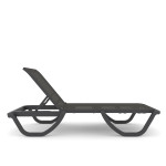 Florence/SL* Resin Sun Lounger Anthracite