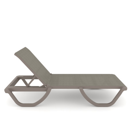 Florence/SL* Resin Sun Lounger Cappuccino