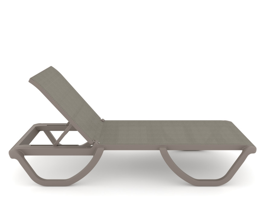 Florence/SL* Resin Sun Lounger Cappuccino