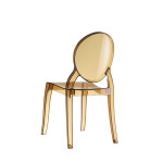 Elizabeth* Chair Clear Gold Polycarbonate