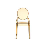 Elizabeth* Chair Clear Gold Polycarbonate