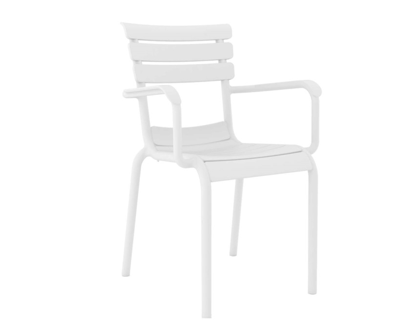 Hera/P-PL* Resin Armchair White