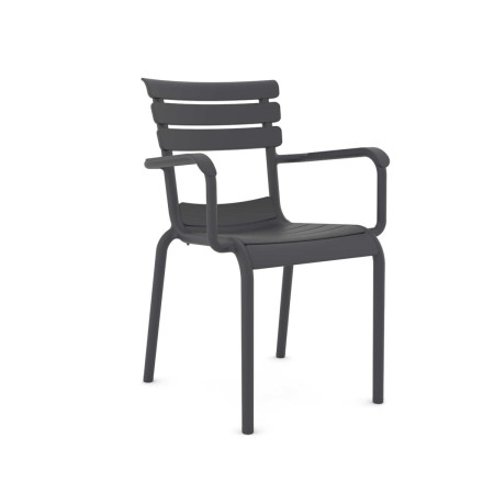 Hera/P-PL* Resin Armchair Anthracite