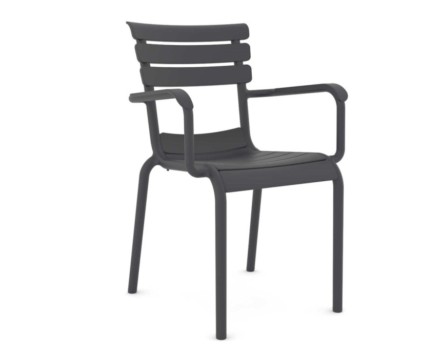 Hera/P-PL* Resin Armchair Anthracite